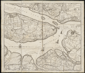 2216 Topographie de la Zélande en 9 feuilles, traduite de l'Hollandois, dediée et presentée au Roy par son très humble ...