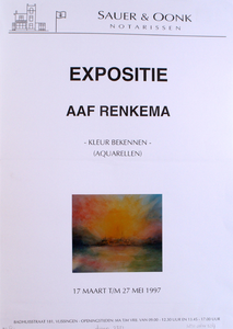 2351 Expositie Aaf Renkema : kleur bekennen (aquarellen)