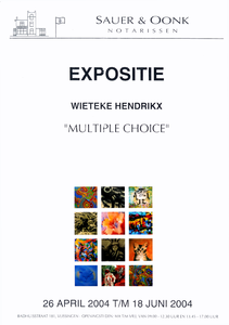2432 Expositie Wieteke Hendrikx : Multiple Choice'
