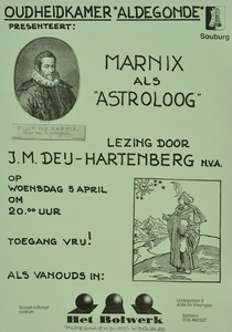 2458 Oudheidkamer 'Aldegonde' Marnix als 'Astroloog'