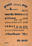 2605 Gratis Zeeuwse pop : worda biena-zillion-karma repair kit-rebel-dutch spring band