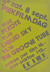 3095 Piek filmdag met: Pixote, Liqiud Sky, The groove tube