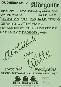 3189 Souburg van 150 jaar terug. Het unieke dagboek van Martinus de Witte