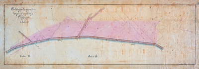 319 [Plattegrond van de] onteigende gronden langs den Singelweg te Vlissingen