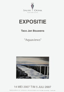 3425 Aquaviews, expositie Taco Jan Bouwens