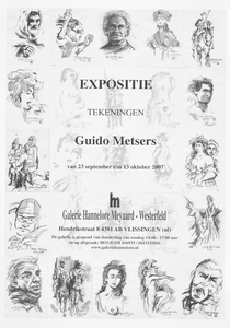 3457 Expositie tekeningen Guido Metsers