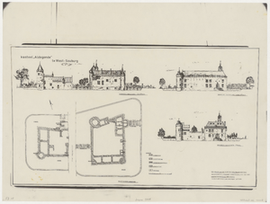 3528 Kasteel Aldegonde te West-Souburg [ met rekonstructies van plattegronden en gevels]