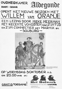 3533 [Oudheidkamer Aldegonde opent het nieuwe seizoen met Willem van Oranje. Een lezing door Mieke Meerman met recente ...