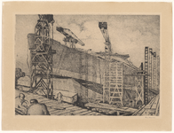 3607 [Aanbouw van het passagiersschip de Kungsholm op de scheepswerf van de Koninklijke Maatschappij De Schelde]