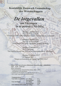 4259 De lotgevallen van Vlissingen in de periode 1795-1814. Lezing: Kolff, Prof. Dr. D.H.A., Dr. T. van Gent, A. Tramper MA