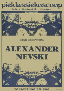 4288 Pieklassiekoscoop presenteert Sergei M Eisenstein's Alexander Nevski