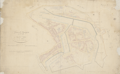 433 Gemeente Vlissingen : sectie D, genaamd de nieuwe stad in één blad van no. 1 tot en met no. 578.