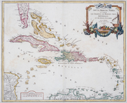 4343 Partie De La Mer Du Nord, ou fe trouvent Les Grandes Et Petites Isles Antilles Et Les Isles Lu Cayes