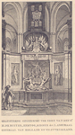 608 Afbeelding der graftombe van M. Azn. de Ruyter in de Nieuwe Kerk te Amsterdam