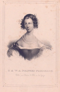 635 [Louise Augusta Wilhelmina Amalia, prinses van Pruisen, gehuwd met zoon van Koning Willem II, Willem Frederik ...