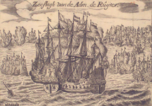 650 Zeeslagh van de Adm. de Ruyter