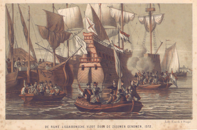 71 De rijke Lissabonsche vloot door de Zeeuwen genomen 1572