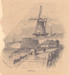 716 Vlissingen [gezicht op de Oranjemolen gezien vanaf het westelijke Havenhoofd van de Ooster- of Dokhaven