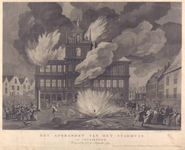 850 Het afbranden van het stadhuis te Vlissingen