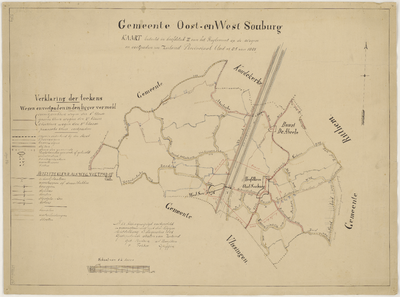 880 Gemeente Oost- en West Souburg : kaart bedoeld in hoofdstuk II van het reglement op de wegen en voetpaden in ...