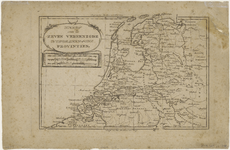 916 Kaart van de zeven Vereenigde Nederlandsche provintien