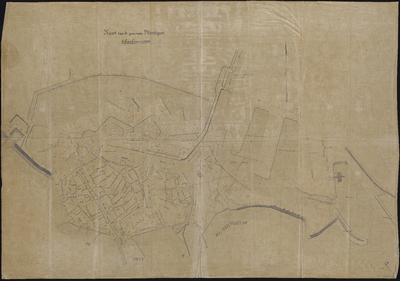 951 [Plattegrond] kaart van de gemeente Vlissingen.