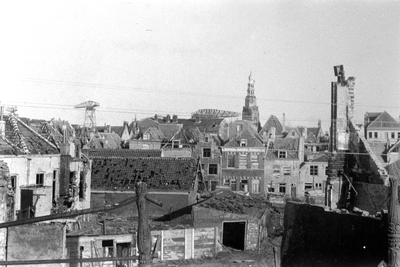 11825 Tweede Wereldoorlog Vlissingen. Breewaterstraat. Boulevard de Ruyter. Kleine Markt. Walstraat. Betje Wolffplein ...