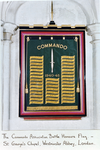 2176 Afbeelding van het Commandowapen (Battle Honours Flag of the Commandos), het origineel hangt in de St George's ...