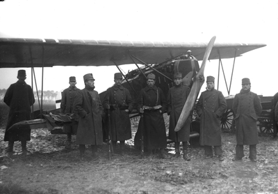10820 IJzendijke. Vliegtuig Eerste Wereldoorlog
