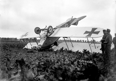 10836 Oostburg. Vliegtuig Eerste Wereldoorlog