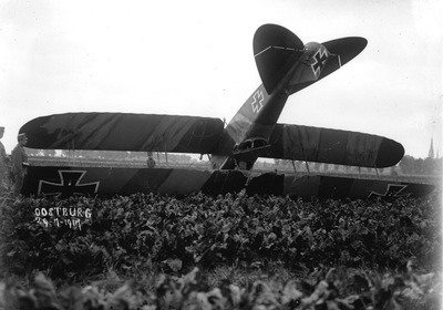 10837 Oostburg. Vliegtuig Eerste Wereldoorlog