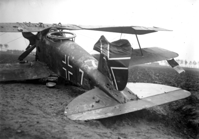 10839 Oostburg. Vliegtuig Eerste Wereldoorlog