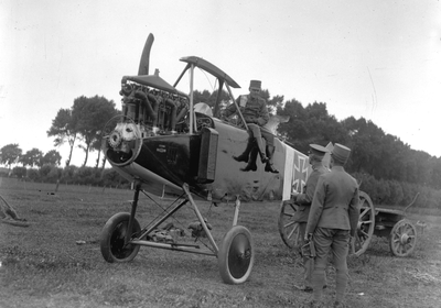 10845 Draaibrug. Vliegtuig Eerste Wereldoorlog