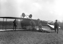 10854 Zaamslag. Vliegtuig Eerste Wereldoorlog