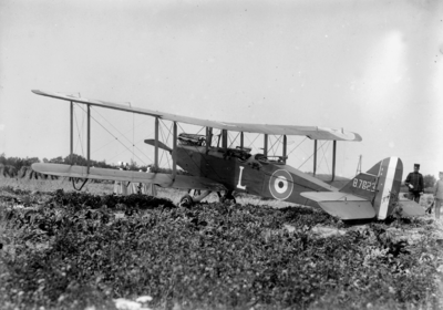 10866 Koudekerke. Vliegtuig Eerste Wereldoorlog