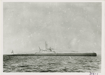329-1 Bouw onderzeeboot Orzel voor de Poolse Marine op de scheepswerf De Schelde te Vlissingen. Fantasietekening