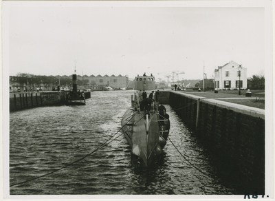 KB1-39 Onderzeeboot Orzel voor de Poolse Marine tijdens proefvaart
