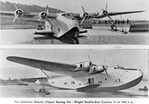 5258 Pan American Atlantic Clipper Boeing 314 - Wright Double-Row Cyclone 14 of 1500 h.p.