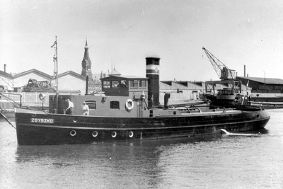 5947 Bouwnr. 264: sleepboot Zbyszko. Gebouwd door Bijker's Aannemings Bedrijf