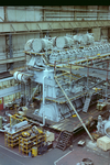 143 Opgebouwde 9-cilindermotor wordt gereedgemaakt voor proefdraaien
