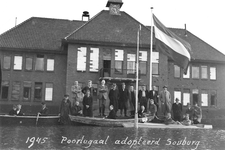 341 Tweede Wereldoorlog. Hulpactie Poortugaal adopteert Souburg na de inundatie van oktober 1944