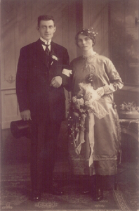 3405 Johanna van Duin (1894-1980) en echtgenoot David Anthonie Engels (1894-1965)