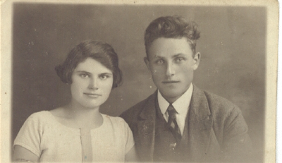 3408 Carolina Everdina van Duin (1905-1999) en echtgenoot Jacob van Maris (1904-1982)