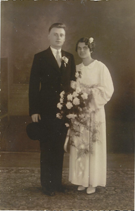 3687 Willem Jacobus Bouwens (1906-1998) en echtgenote Jannetje van Duin (1907-1989)