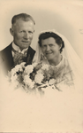 5775 Bruidspaar Pieter van Brussel (*1897) en Adriana Bom (1905-1950)
