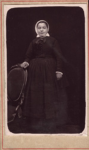 1036 Elizabeth Sara Versprille, geboren Oostburg 19 juni 1863, naaister, dochter van Adriaan Versprille en Suzanna ...