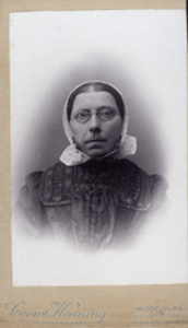 1048 Janna Maria Salomé, geboren Groede 4 november 1865, overleden Groede 21 juni 1939, dochter van Willem Salomé en ...