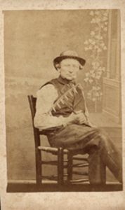 1348a Abraham van Cruijningen, geboren Schoondijke 25 februari 1825, overleden Schoondijke 22 juli 1892, zoon van ...