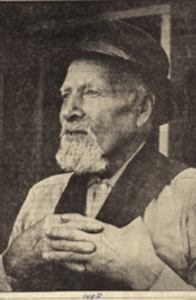 1498 Michiel Schijve, geboren Nieuwvliet 1 mei 1875, hout-, ivoor- en beensnijder, 1967 wonende te Oostburg ...