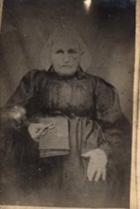 1864 Sara Cappon, geboren 5 september 1785 te Breskens, overleden 2 februari 1862 te Groede, dochter van Jacob Cappon ...